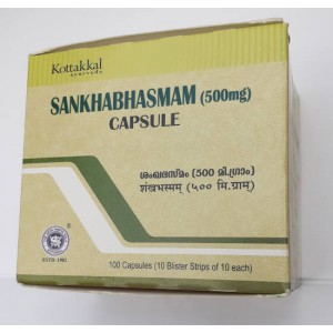 Sankha Bhasmam Capsule 500mg by Kottakkal