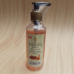 Khadi Herbal Body Wash Rose Honey