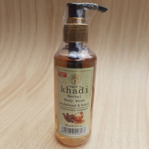 Khadi Herbal Body Wash Sandalwood Honey